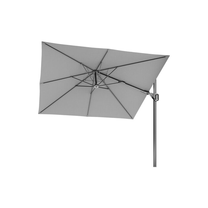 Platinum Platinum Voyager zweefparasol T2 2,7x2,7 m. - Light Grey met voet en hoes