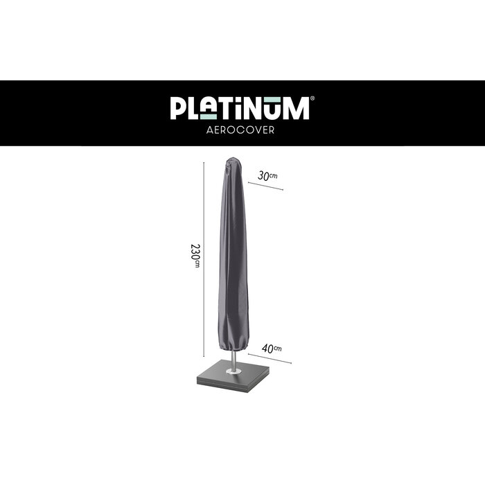 Platinum Aerocover Platinum Aerocover stokparasolhoes 230x30/40 cm.