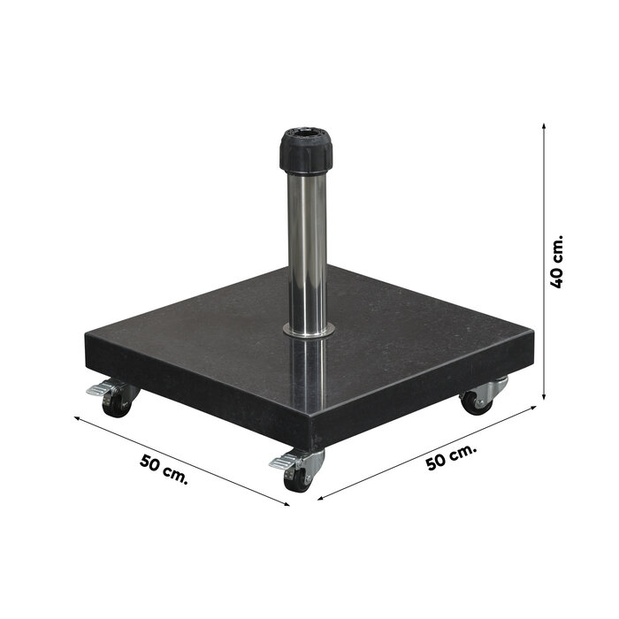Garden Impressions Garden Impressions Eureka parasolvoet op wielen 40 kg.