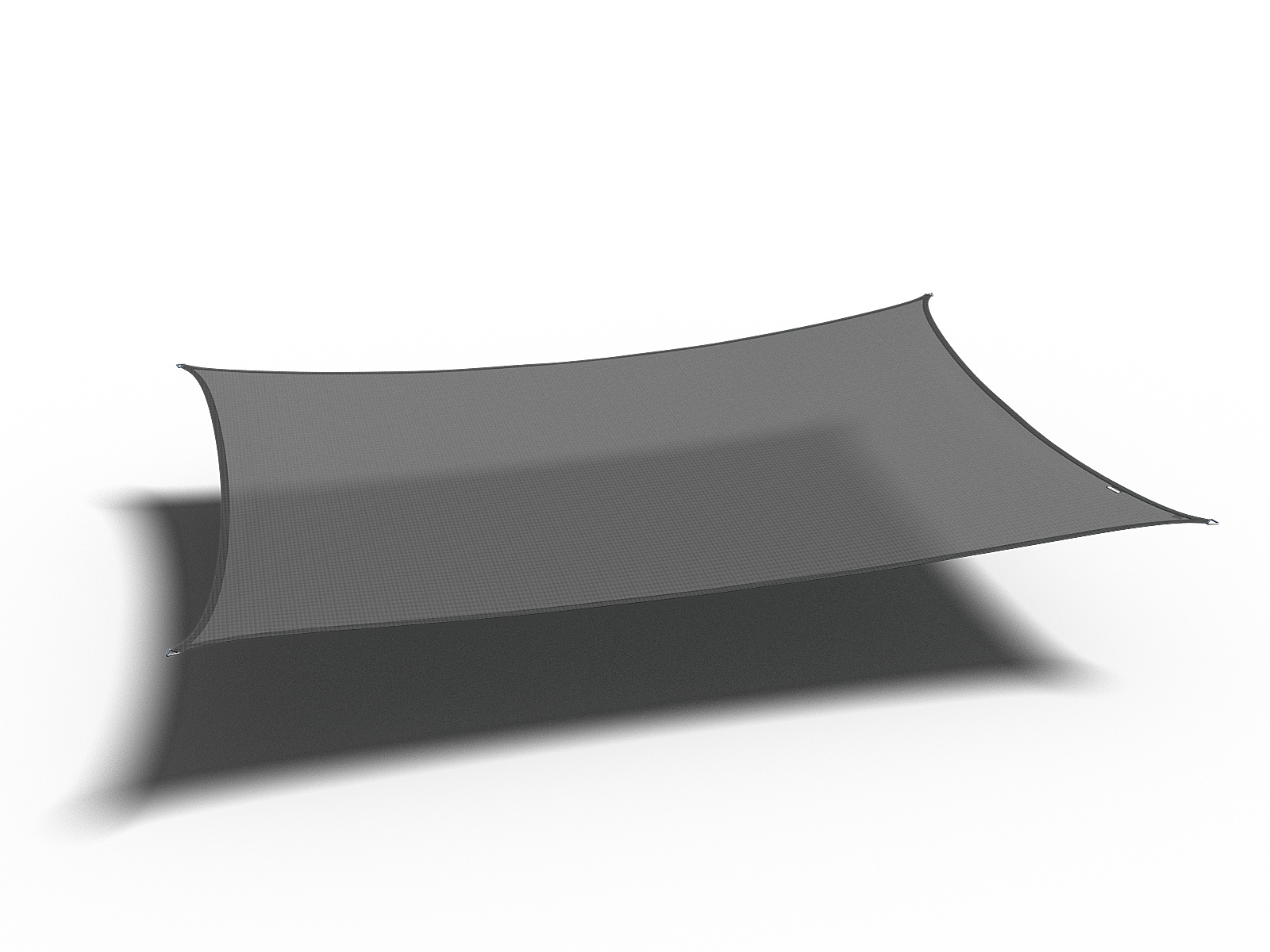 Platinum Nesling Coolfit schaduwdoek rechthoek  Antraciet 3x5 m.