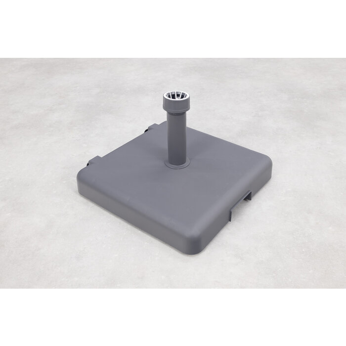 Helcosol Helcosol Parasolvoet vierkant 40 kg. - antraciet