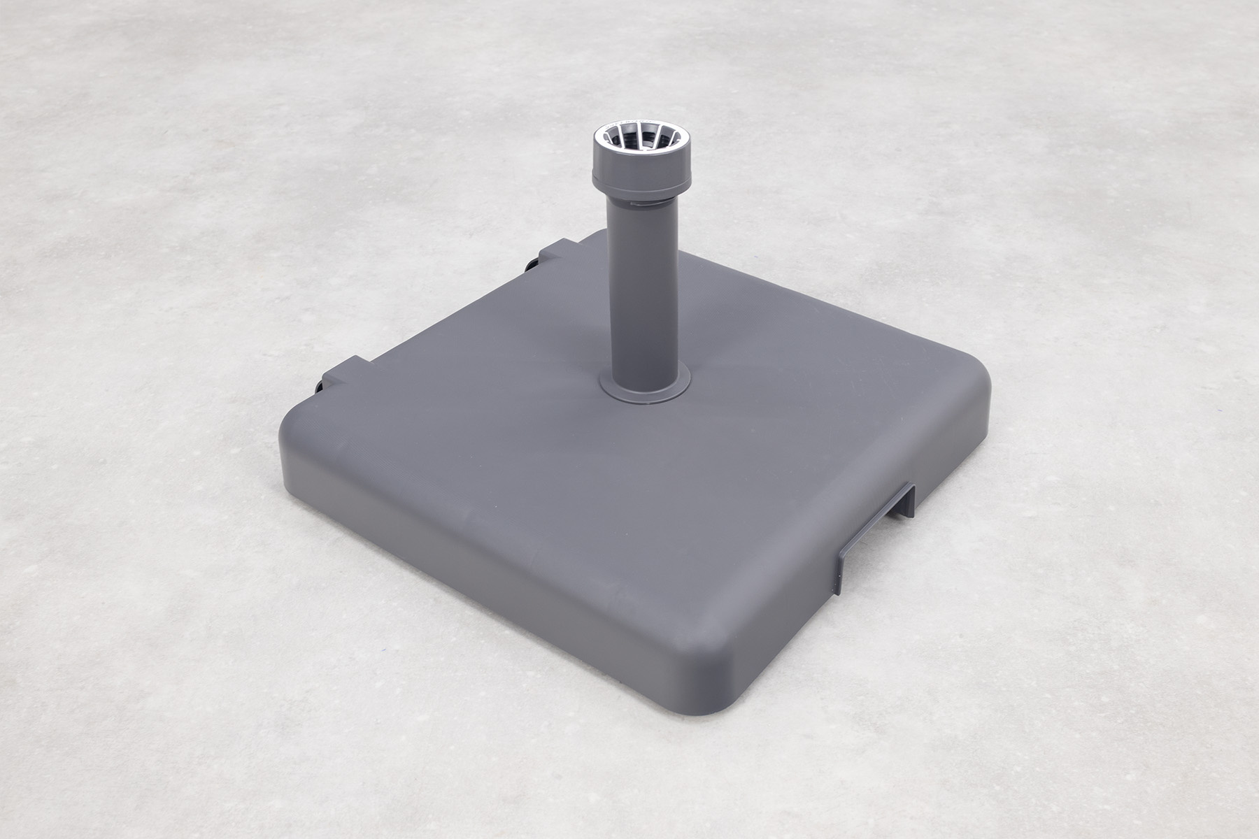 Helcosol Helcosol Parasolvoet vierkant 40 kg. - antraciet