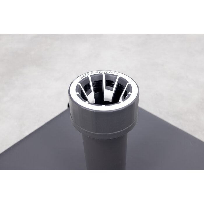 Helcosol Helcosol Parasolvoet vierkant 40 kg. - antraciet