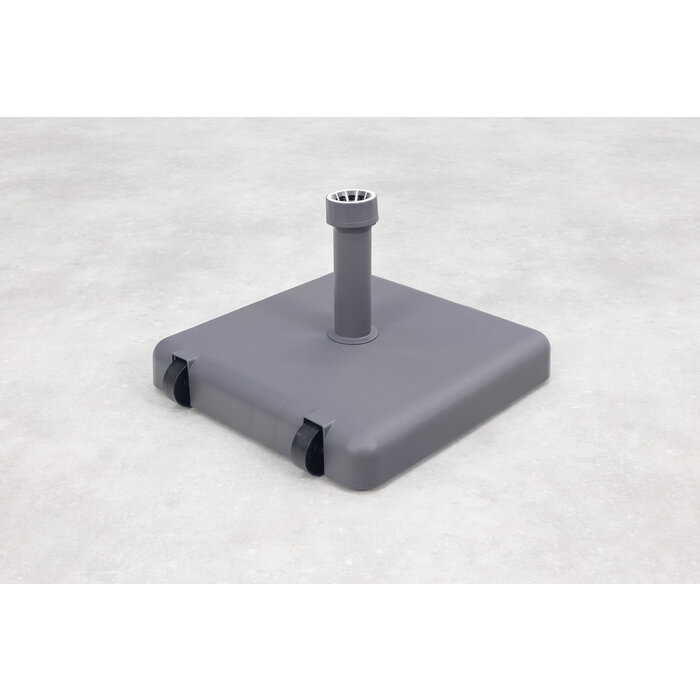 Helcosol Helcosol Parasolvoet vierkant 40 kg. - antraciet