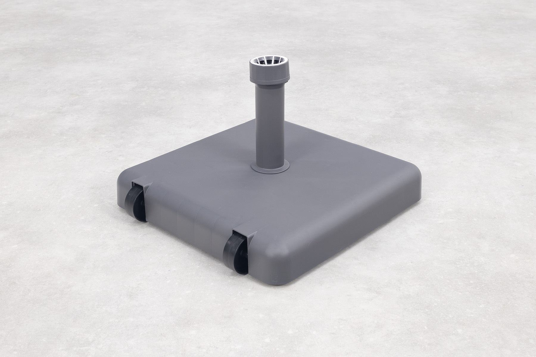 Helcosol Helcosol Parasolvoet vierkant 40 kg. - antraciet