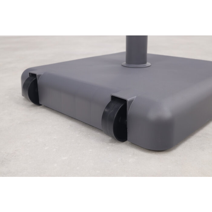 Helcosol Helcosol Parasolvoet vierkant 40 kg. - antraciet