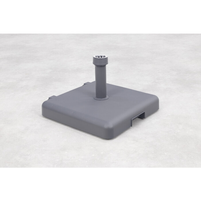 Helcosol Helcosol Parasolvoet vierkant 40 kg. - antraciet