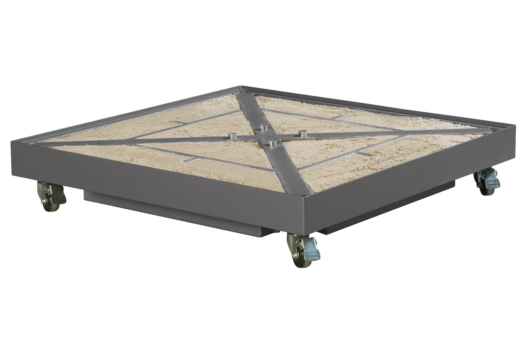 Platinum Platinum parasolvoet Ceramica - Antraciet - 90 kg. - Verrijdbaar