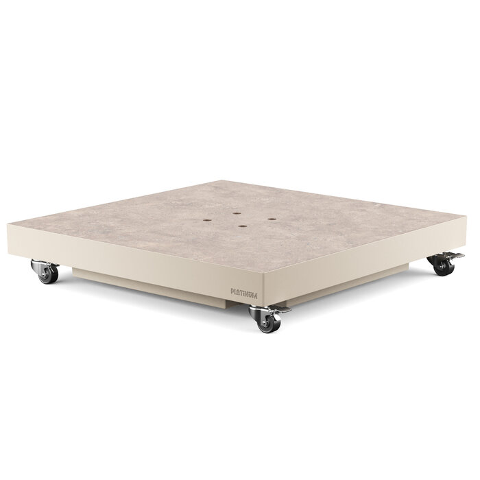 Platinum Platinum parasolvoet Ceramica - Zand - 90 kg. - Verrijdbaar