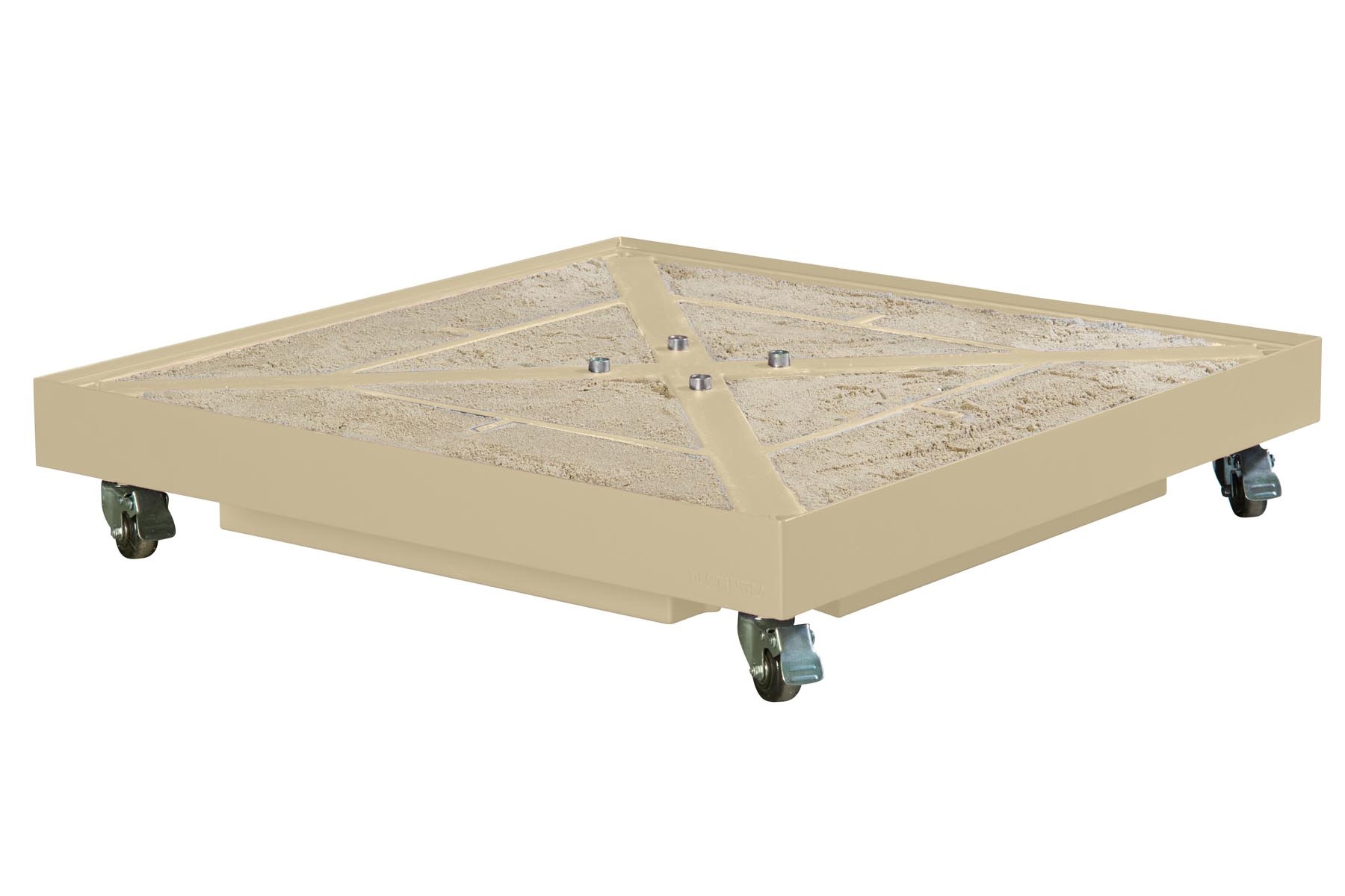 Platinum Platinum parasolvoet Ceramica - Zand - 90 kg. - Verrijdbaar
