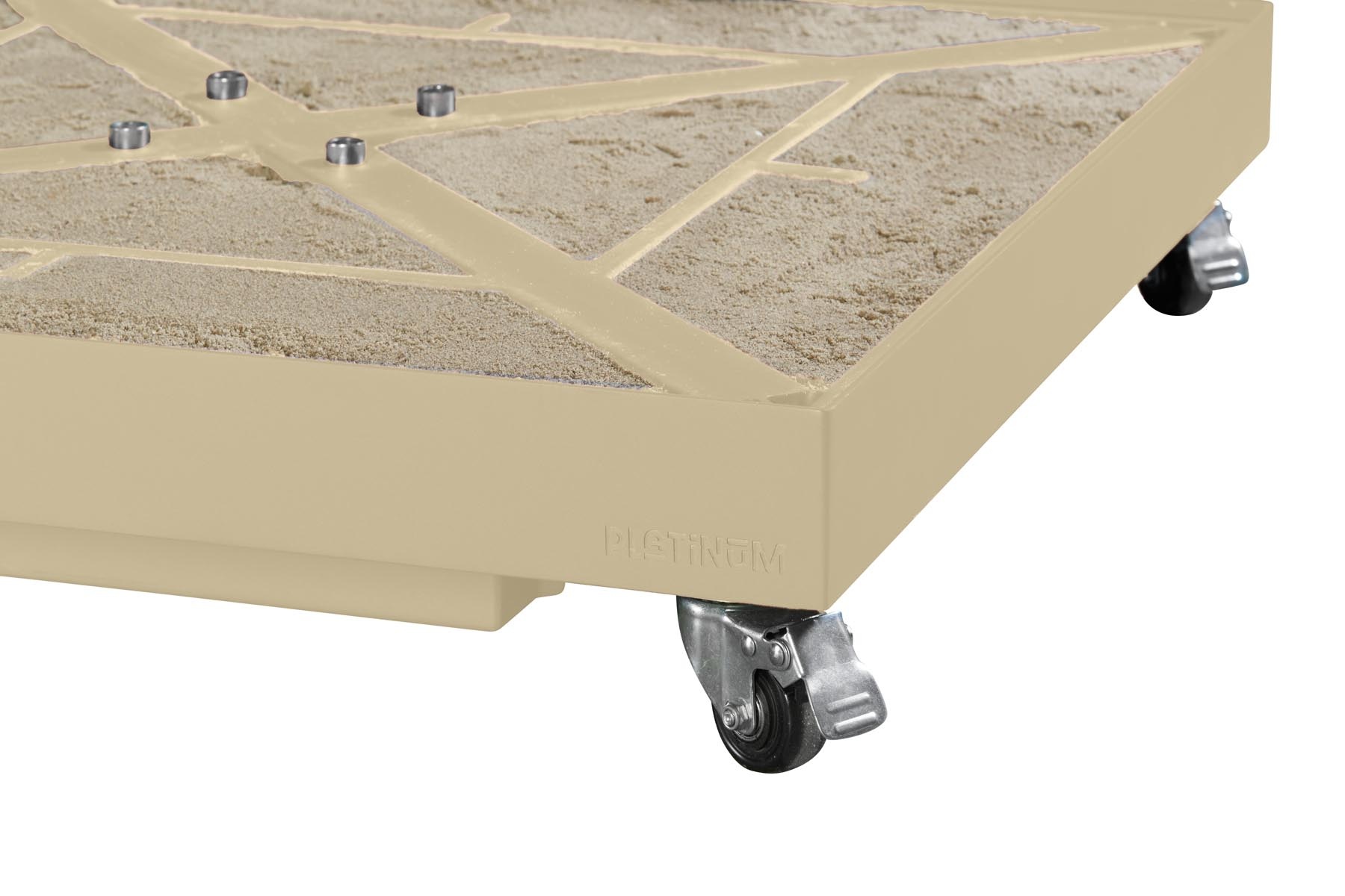 Platinum Platinum parasolvoet Ceramica - Zand - 90 kg. - Verrijdbaar