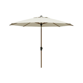 Madison Madison Lissabon teak/champagne stokparasol Ø300 cm.