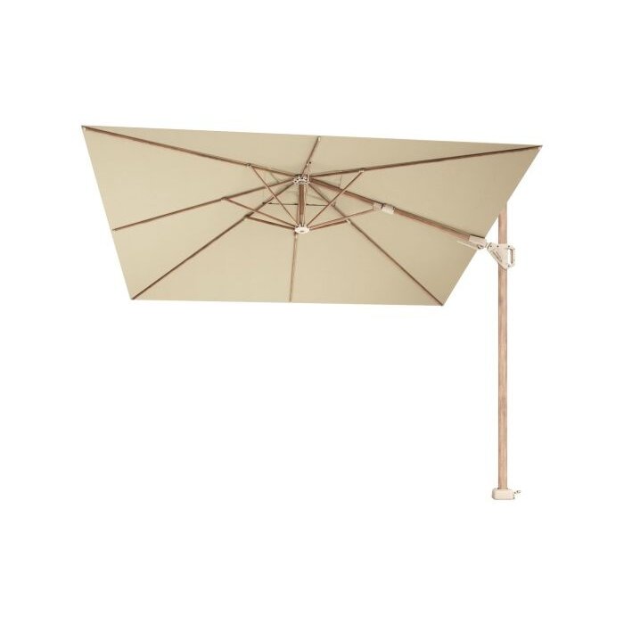 Platinum Platinum Challenger Zweefparasol T2 premium - 3x3 m. Champagne Teak
