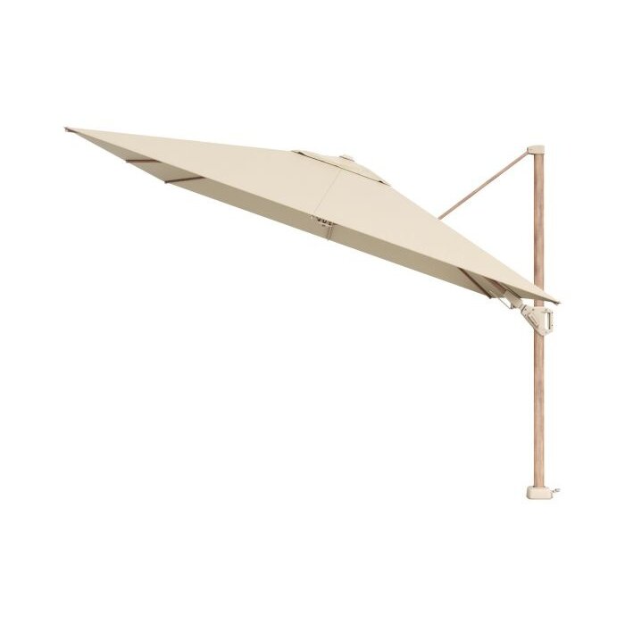 Platinum Platinum Challenger Zweefparasol T2 premium - 3x3 m. Champagne Teak