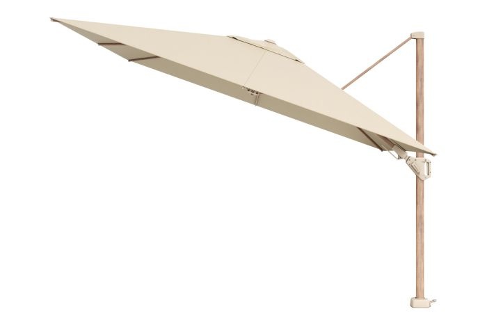 Platinum Platinum Challenger Zweefparasol T2 premium - 3x3 m. Champagne Teak