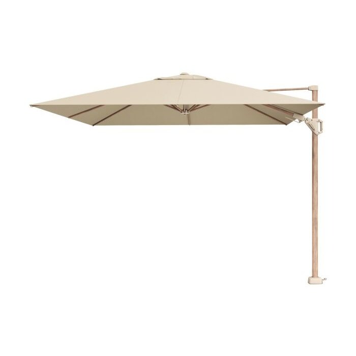 Platinum Platinum Challenger Zweefparasol T2 premium - 3x3 m. Champagne Teak