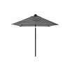 Triangle stokparasol - 210x130 cm. grey
