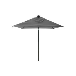Madison Triangle stokparasol - 210x130 cm. grey