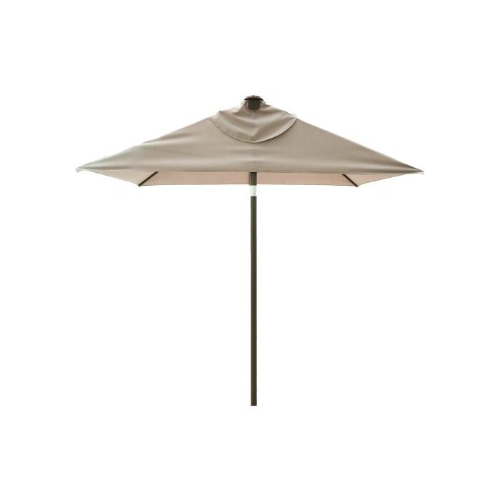 Madison Triangle stokparasol - 210x130 cm. ecru.