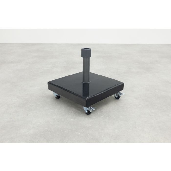 Platinum Platinum verrijdbare parasolvoet Rome 40 kg - Black Polished