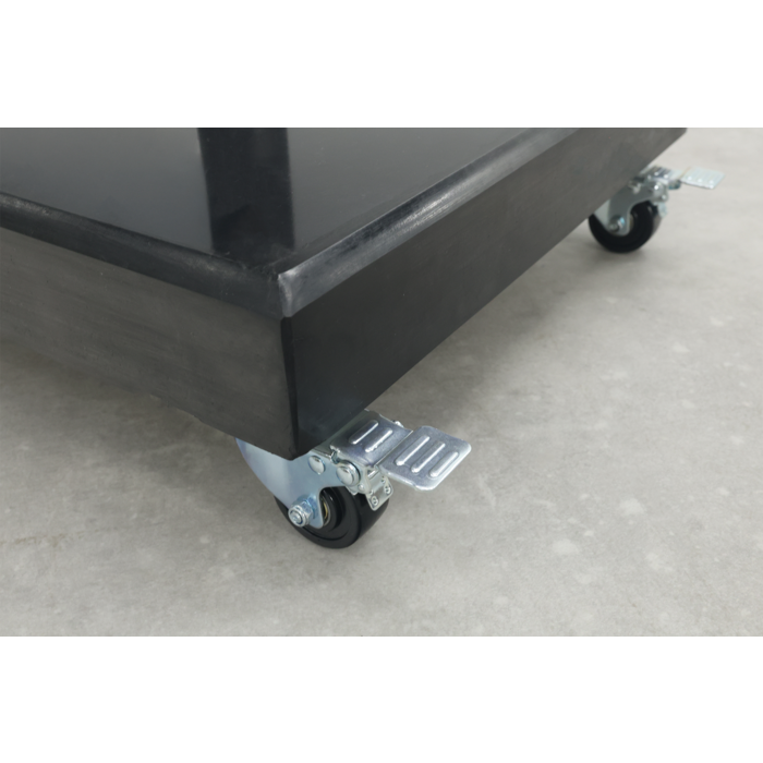 Platinum Platinum verrijdbare parasolvoet Rome 40 kg - Black Polished