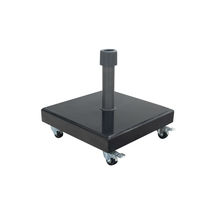 Platinum Platinum verrijdbare parasolvoet Rome 40 kg - Black Polished