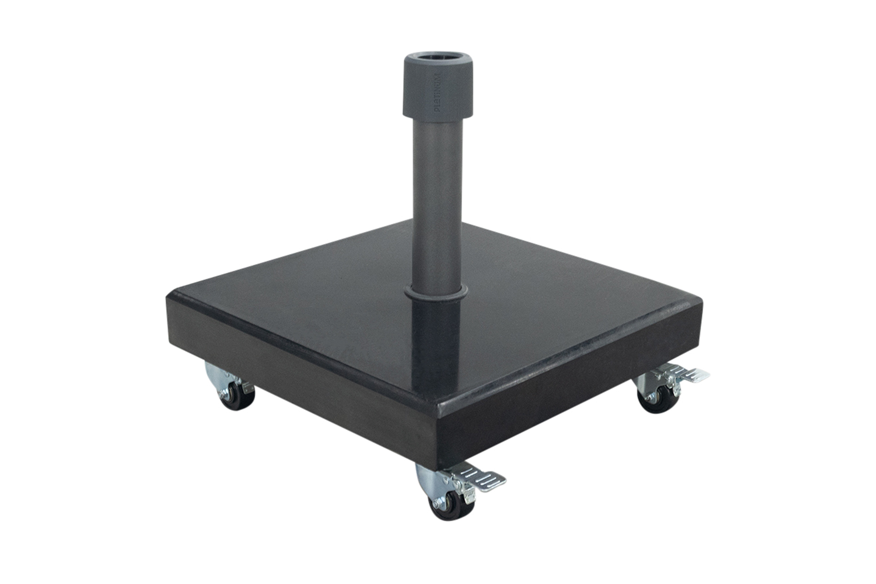 Platinum Platinum verrijdbare parasolvoet Rome 40 kg - Black Polished