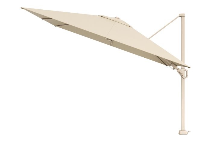 Platinum Platinum Challenger Zweefparasol T2 premium - 3x3 m. Champagne - Sandstone