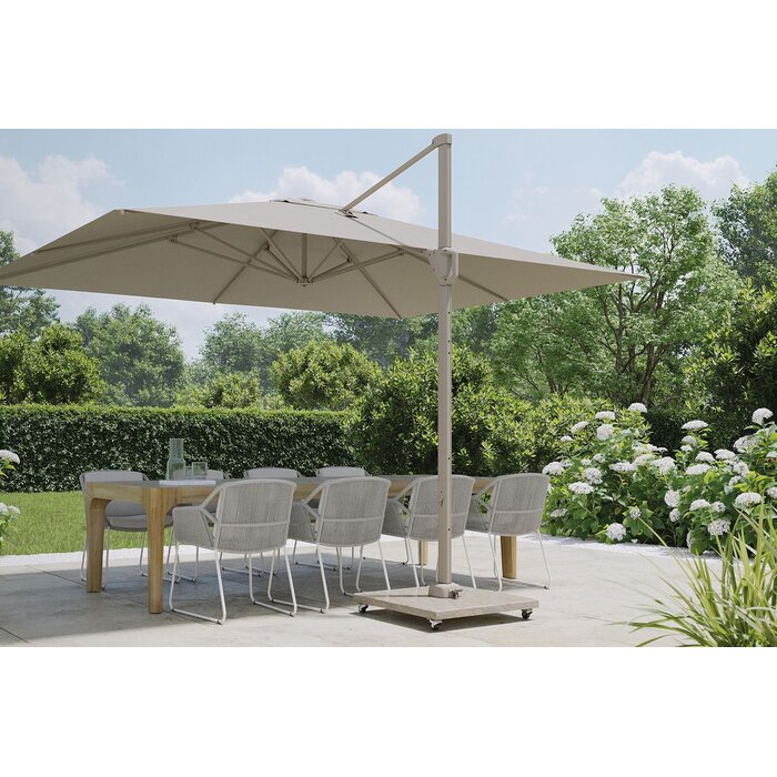 Platinum Platinum Challenger Zweefparasol T1 Premium 4x3 m. - Champagne - Sandstone