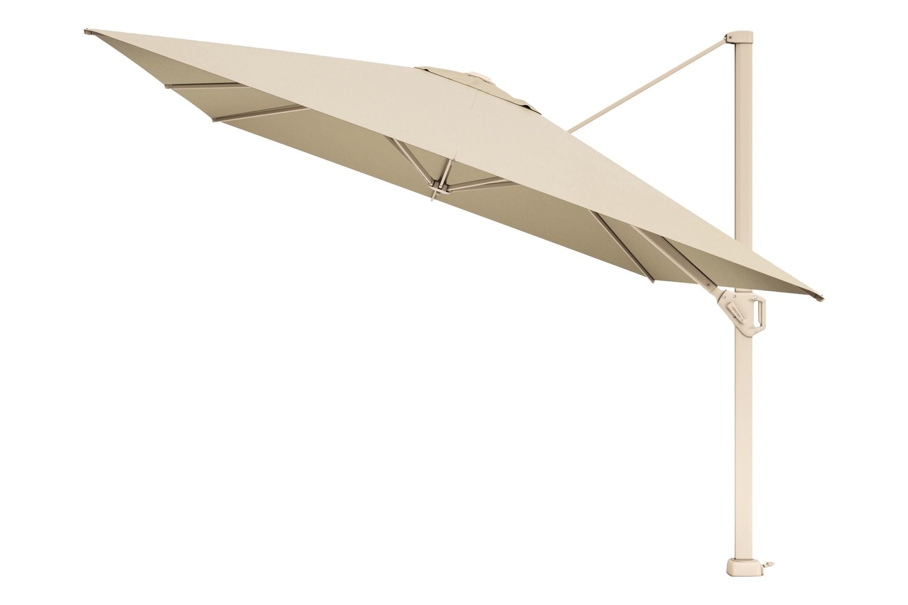 Platinum Platinum Challenger Zweefparasol T1 Premium 4x3 m. - Champagne - Sandstone