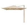 Platinum Challenger Zweefparasol T1 Premium 4x3 m. - Champagne - Teaklook