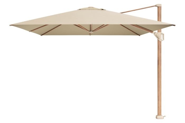 Platinum Platinum Challenger Zweefparasol T1 Premium 4x3 m. - Champagne - Teaklook