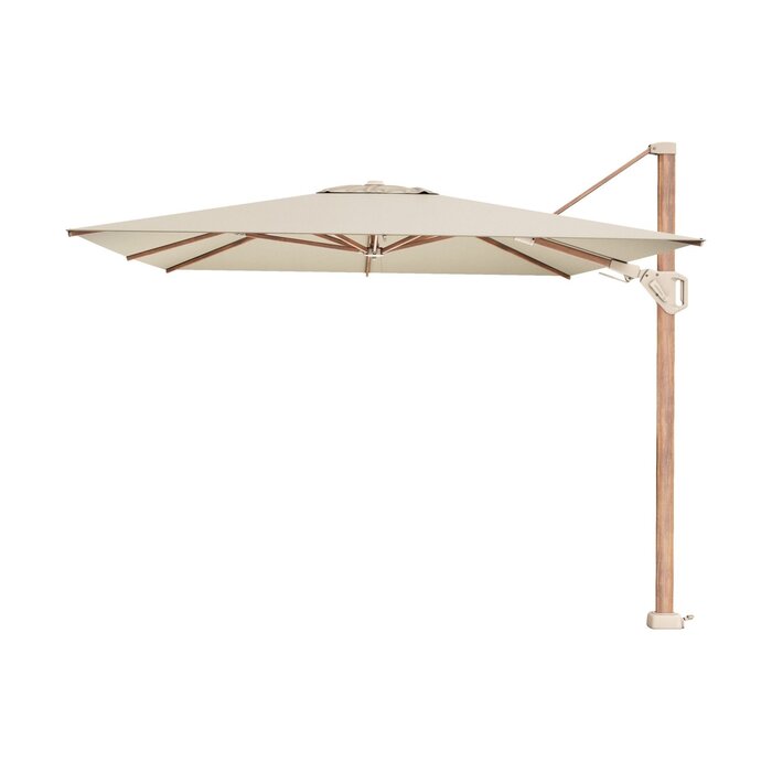 Platinum Platinum Challenger T2 zweefparasol premium - 3,5x2,6 m. - Champagne Teak