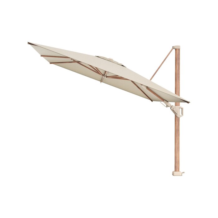 Platinum Platinum Challenger T2 zweefparasol premium - 3,5x2,6 m. - Champagne Teak