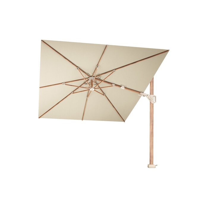 Platinum Platinum Challenger T2 zweefparasol premium - 3,5x2,6 m. - Champagne Teak