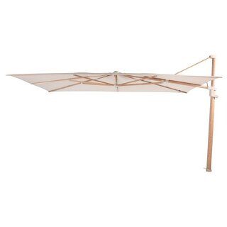 4-Seasons 4 Seasons Finca Zweefparasol 400x300 cm. - zand/woodlook