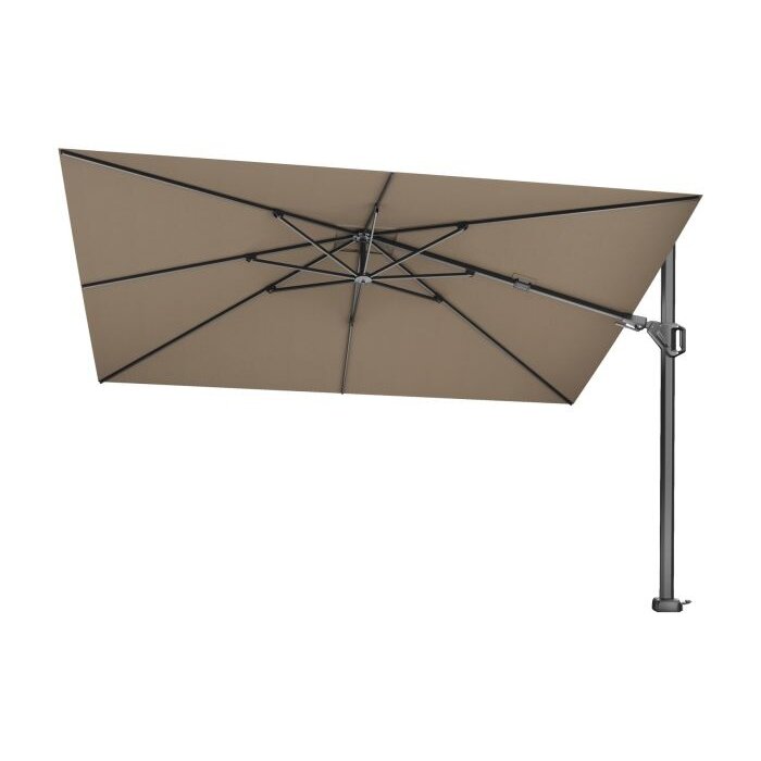 Platinum Platinum Challenger rechthoek zweefparasol T2 Premium - 2,6 x 3,5 m. - Havana Taupe