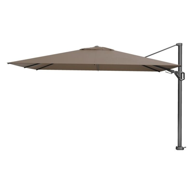 Platinum Platinum Challenger rechthoek zweefparasol T2 Premium - 2,6 x 3,5 m. - Havana Taupe