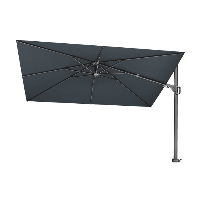 Platinum Platinum Challenger rechthoek zweefparasol T2 Premium - 2,6 x 3,5 m. - Faded black