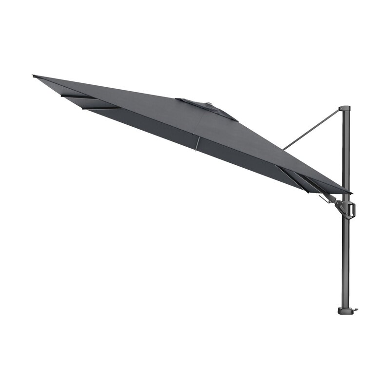 Platinum Platinum Challenger rechthoek zweefparasol T2 Premium - 2,6 x 3,5 m. - Faded black