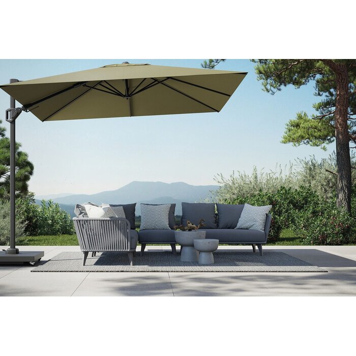 Platinum Platinum Challenger Zweefparasol T2 premium - 3x3 m. Lush Green