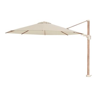 Platinum Platinum Challenger Zweefparasol T2 premium - 3,5 m. rond - Champagne Teak