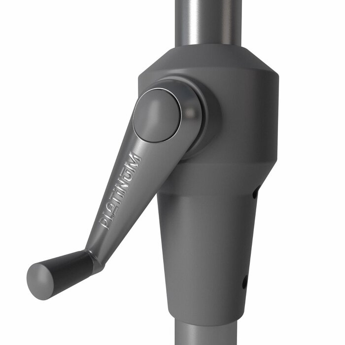 Platinum Platinum Riva stokparasol 3 m. rond - Sandstone Ivory