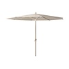 Platinum Riva stokparasol 3 m. rond - Sandstone Ivory