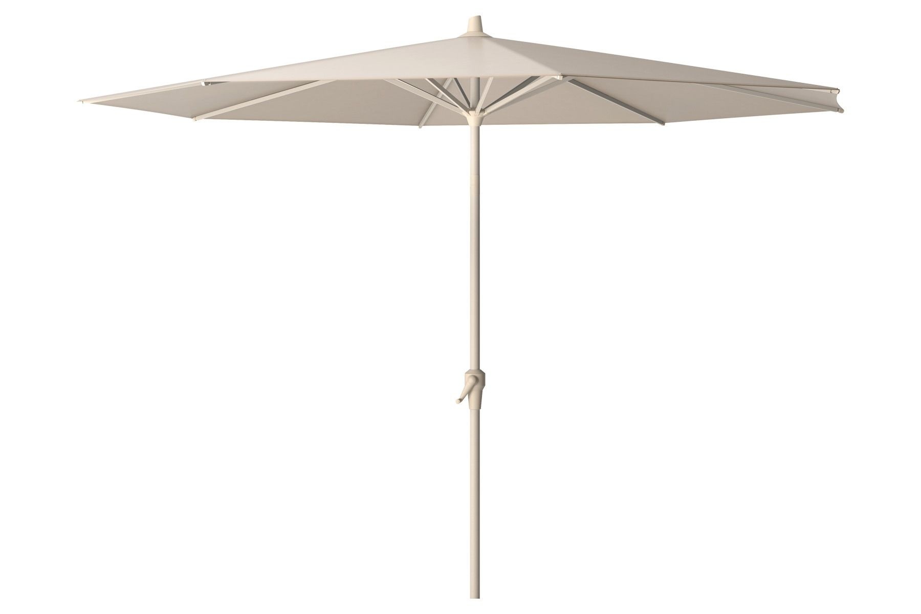 Platinum Platinum Riva stokparasol 3 m. rond - Sandstone Ivory