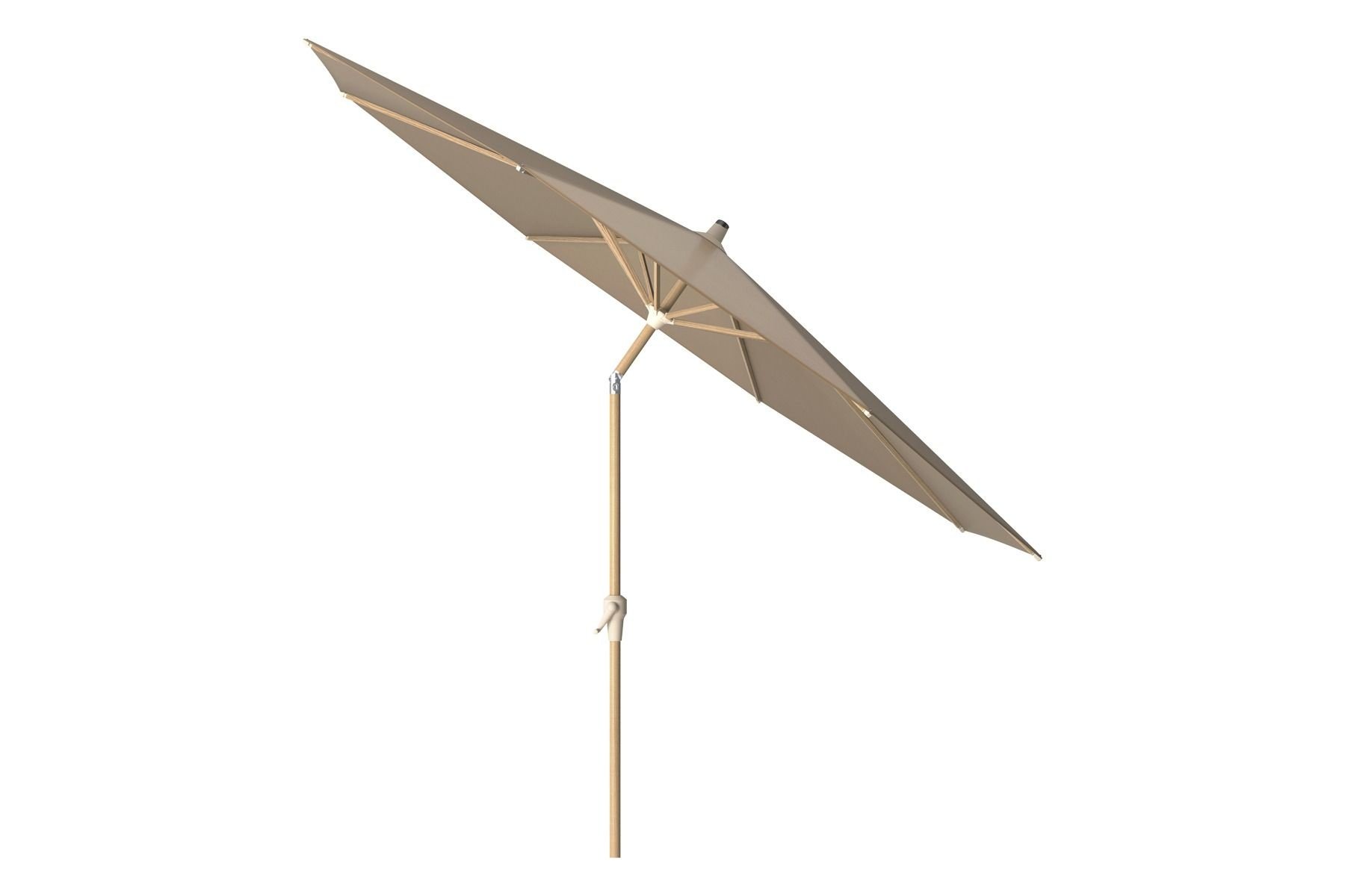 Platinum Platinum Riva stokparasol 3 m. rond - Teak Taupe