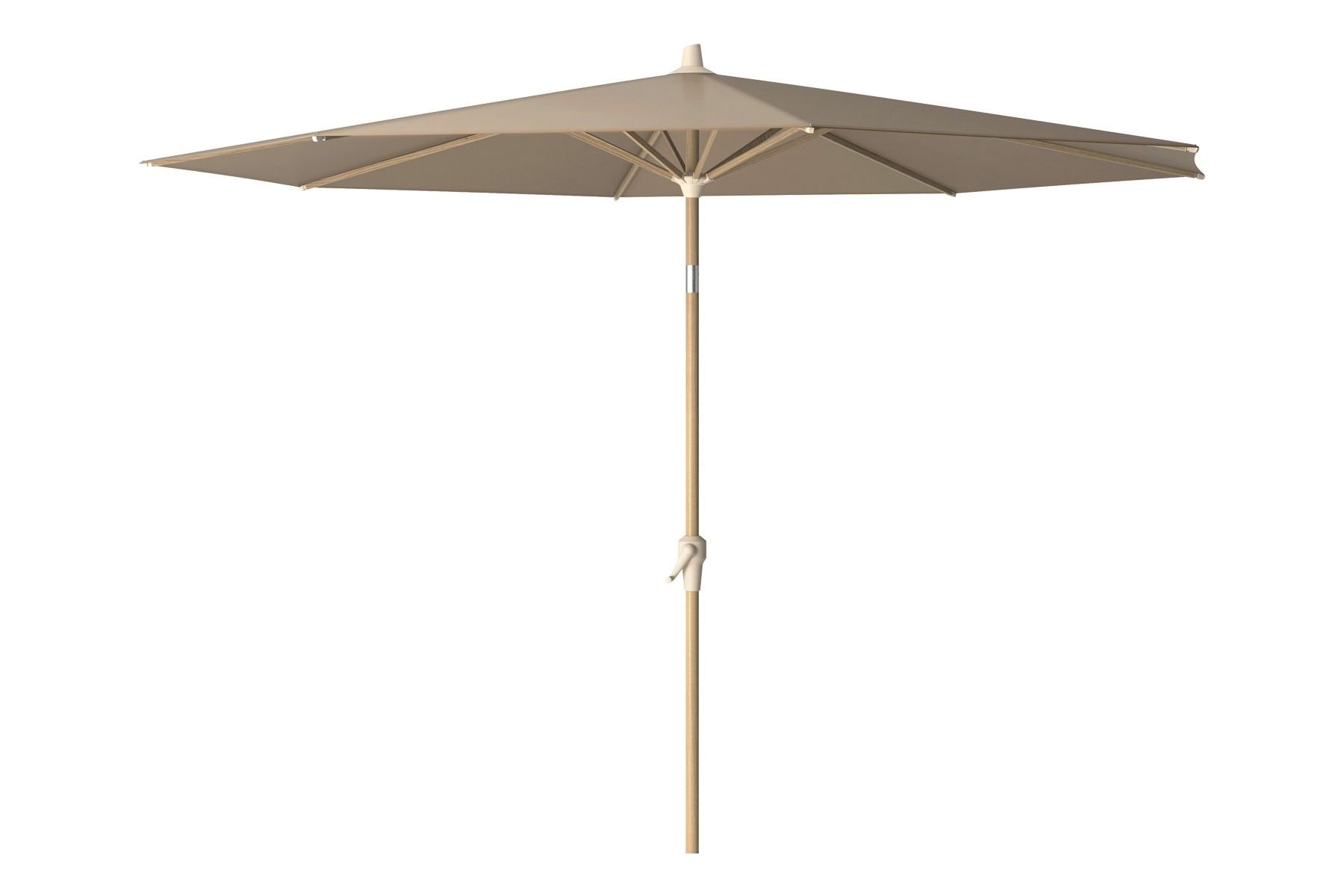 Platinum Platinum Riva stokparasol 3 m. rond - Teak Taupe