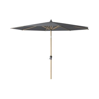Platinum Platinum Riva stokparasol 3 m. rond - Teak antraciet