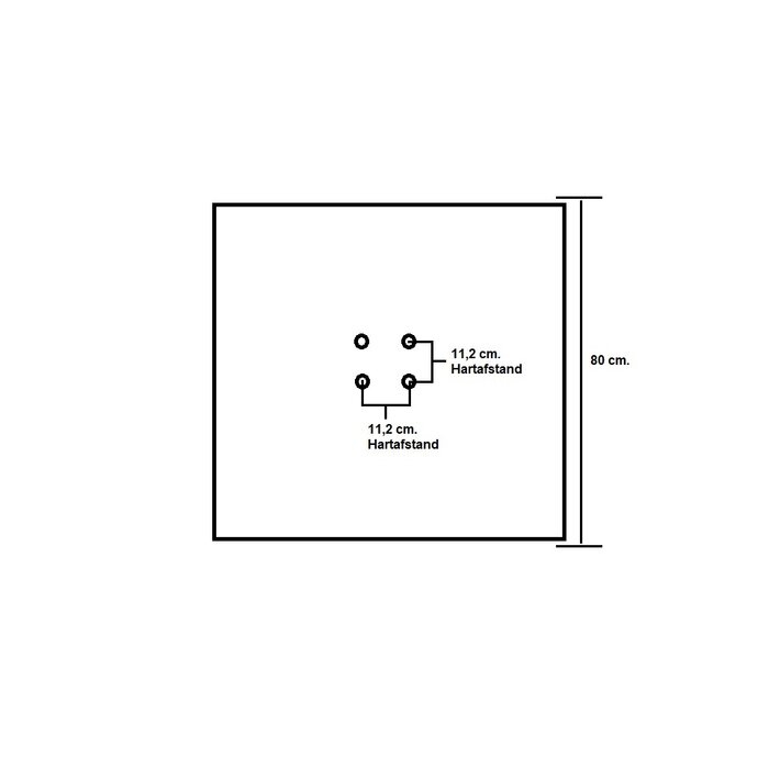 Platinum Platinum parasolvoet Ceramica - Antraciet - 90 kg. - Verrijdbaar