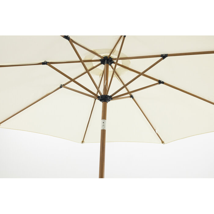 vdgarde Kayu Stokparasol Ø300 cm. - Ecru/Woodlook